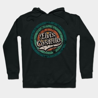 Elvis Costello // Retro Circle Crack Vintage Hoodie